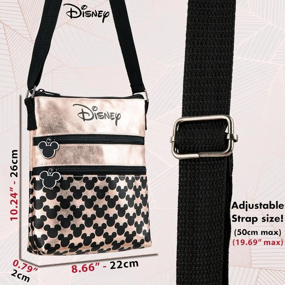Stitch Girls Purse Cross Body Bag for Kids Teens Women Shoulder Bag with Adjusta